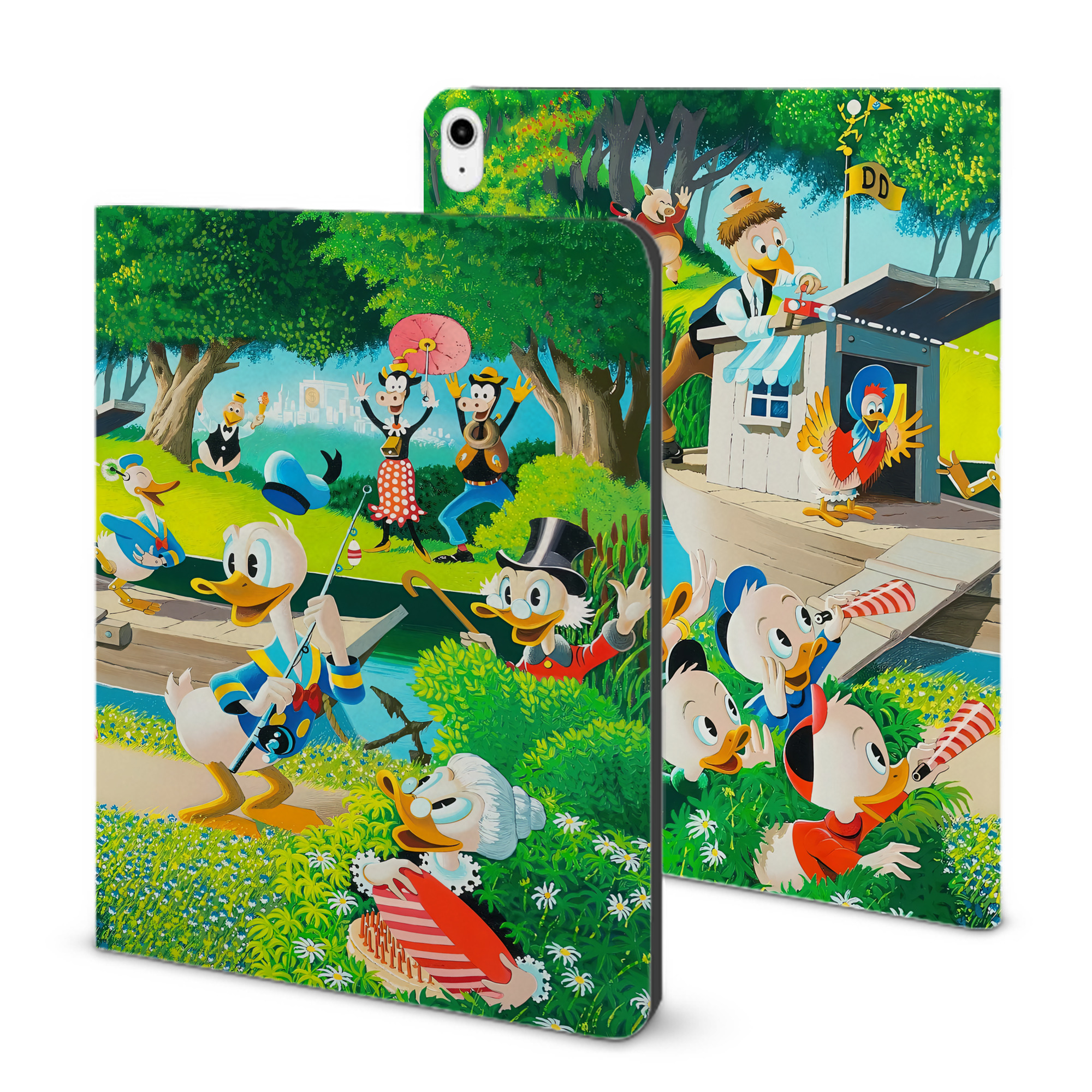 （画像用） ミッキーマウス Mickey Mouse IPadケース ペンホルダー付き ブックスタイルデザイン